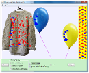 Screenshot of the simulation Balloons and Static Electricity