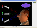Screenshot of the simulation Color Vision
