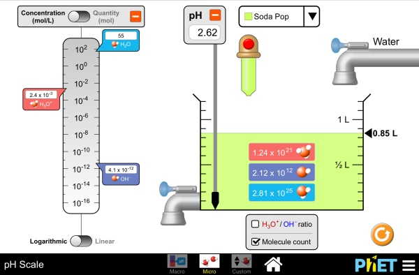 pH Scale Screenshot